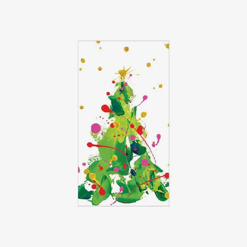 Caspari | Splatter Tree Napkin