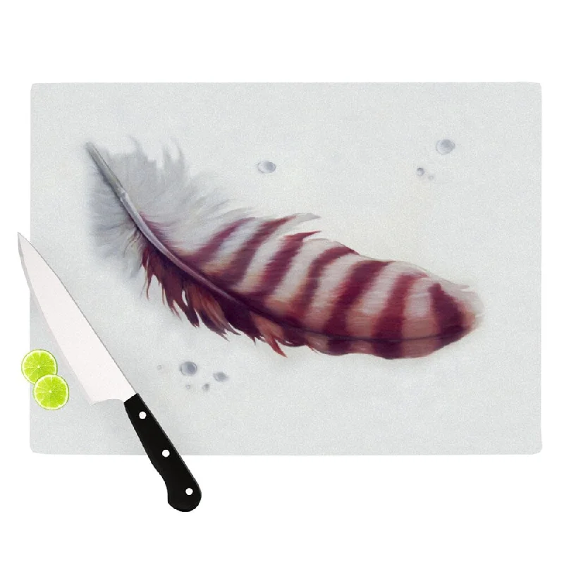 KESS InHouse Lydia Martin "The Feather" Cutting Board