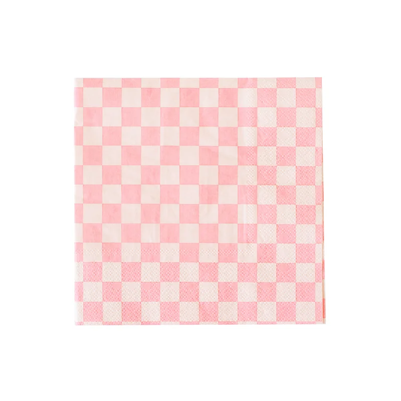 Check It! Tickle Me Pink Cocktail Napkins