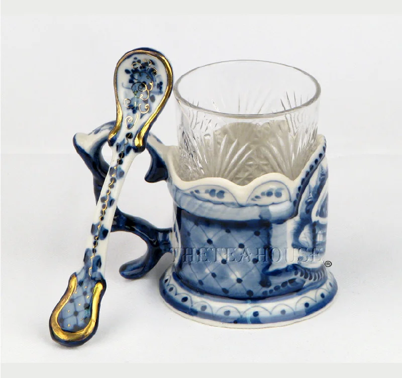 Porcelain Tea Glass Holder<br />**Sorry - Sold Out**