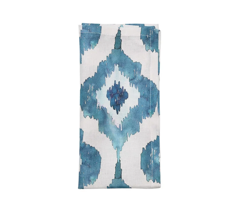 Watercolor Ikat - Napkin Colors (Set of 4)