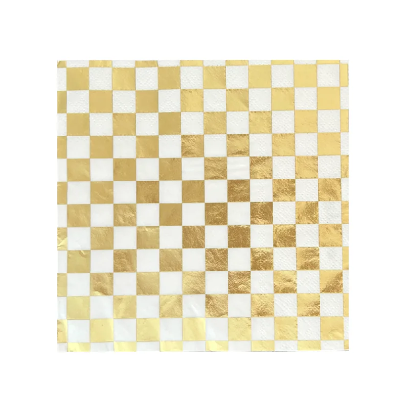 Check It! Gold Clash Large Napkins