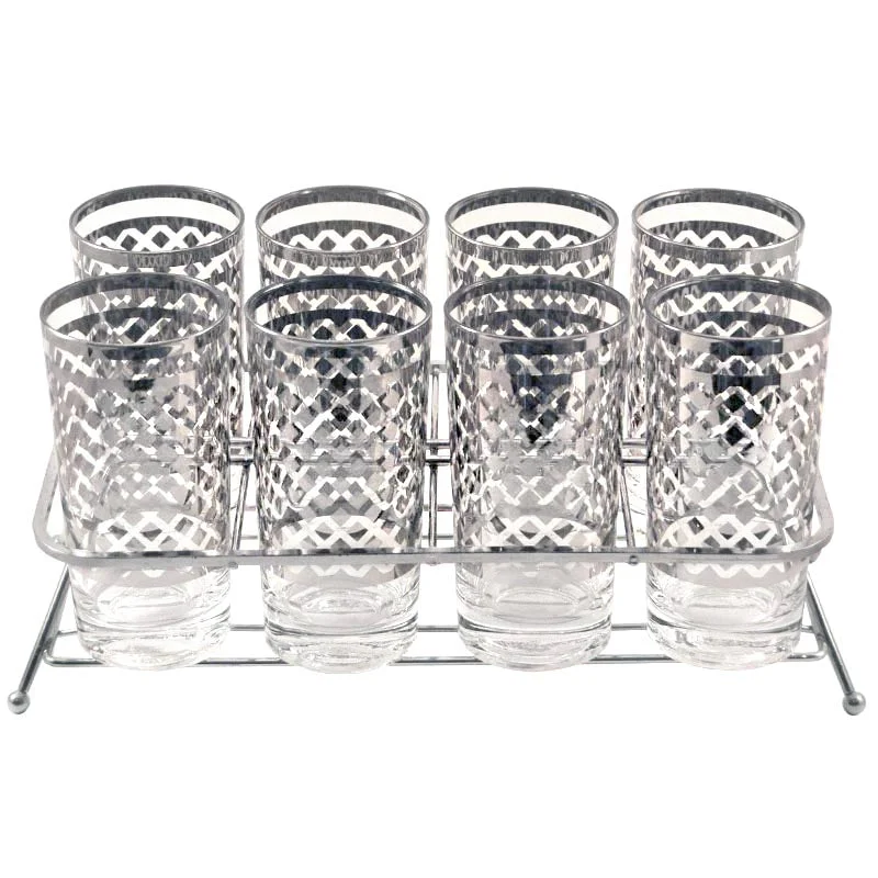 Mercury Diamonds Collins Glass Caddy