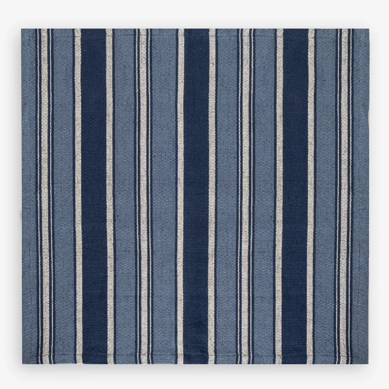 Royal Nautical Multi-Stripe Napkin Set Of Six