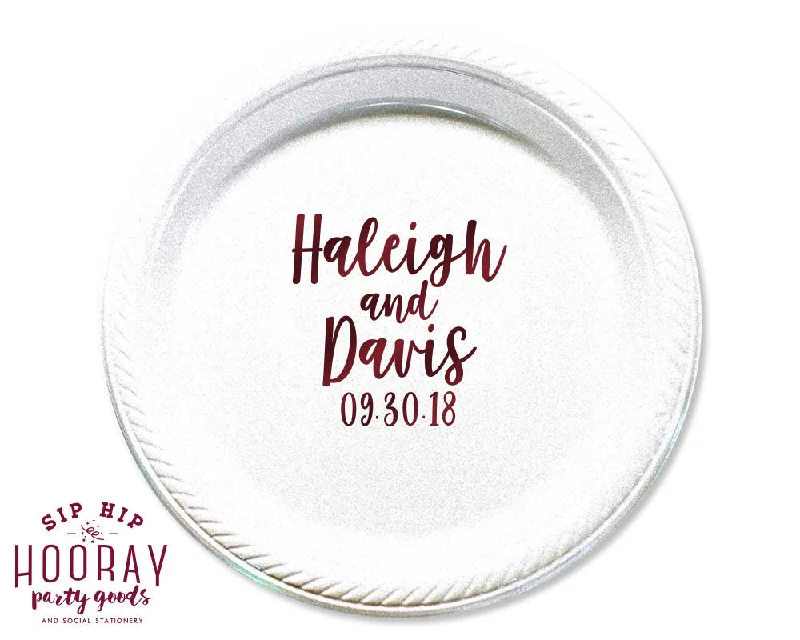 Custom Party Favor Cake Plates #1869