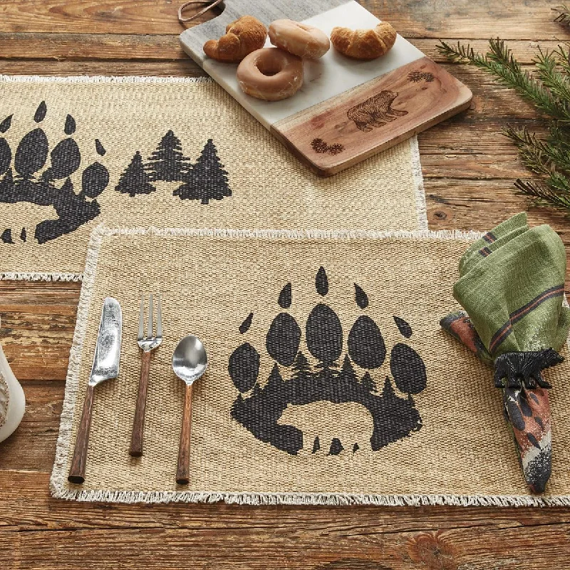 Bear Paw Placemats - Set of 6 Park Designs