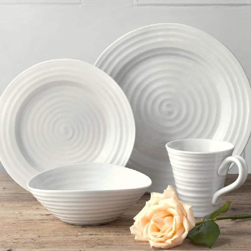 Sophie Conran for Portmeirion White 16 Piece Dinner Set for 4 People