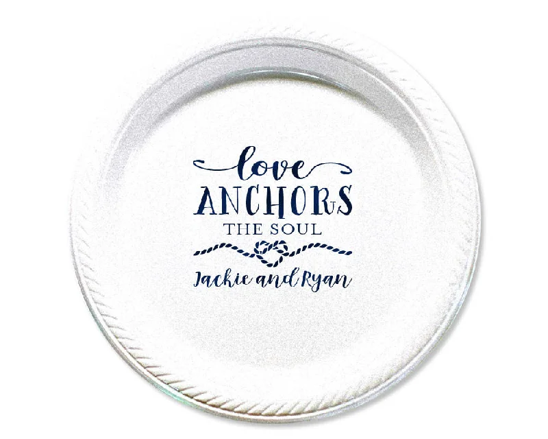 Nautical Wedding 7" Cake Plate Design #1714