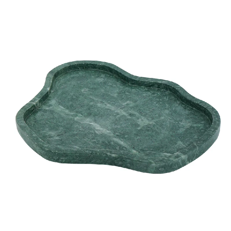 Decorative Teal Marble Tray