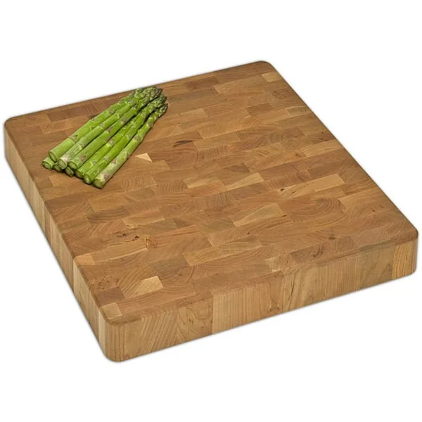 J.K. Adams 16-Inch Square End-Grain Chunk Kitchen Board