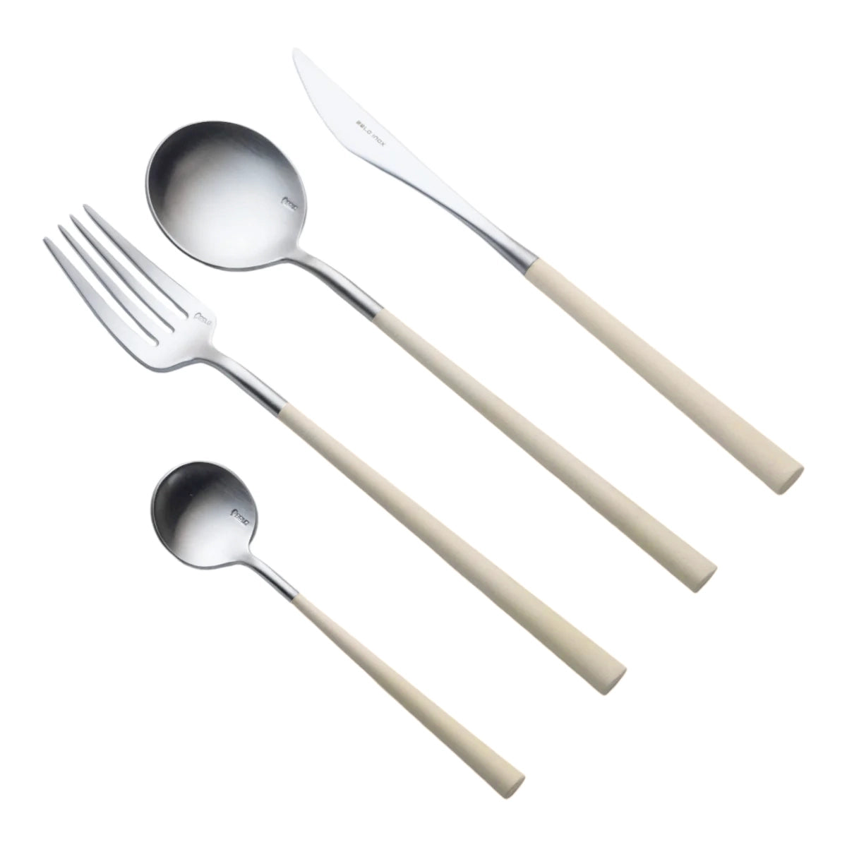 Belo Inox Neo Cutlery Set Ivory 24 Piece