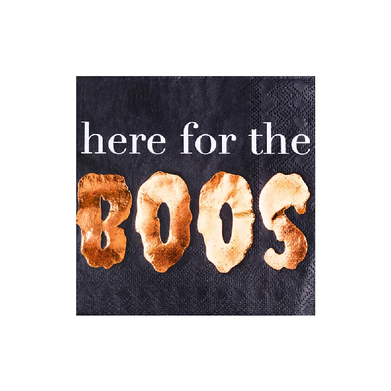 "Here For The Boos" Cocktail Napkins