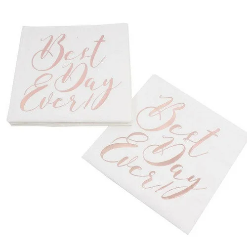 "Best Day Ever" Large Napkins