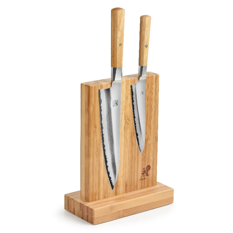 Miyabi Koya 3 Piece Magnetic Knife Stand Set