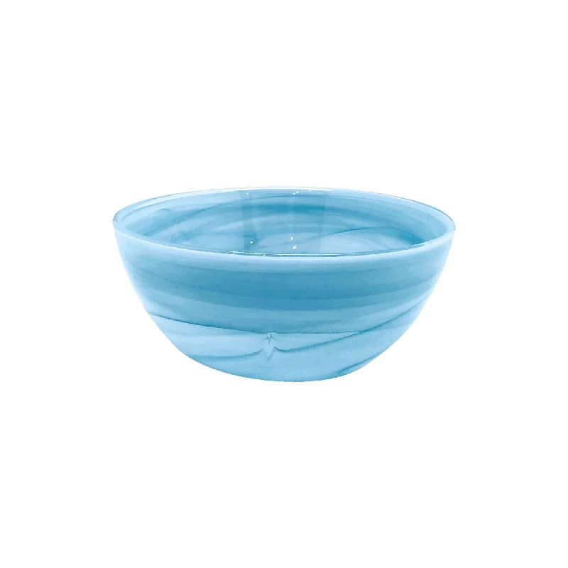 Alabaster Aqua Bowl Set of 4