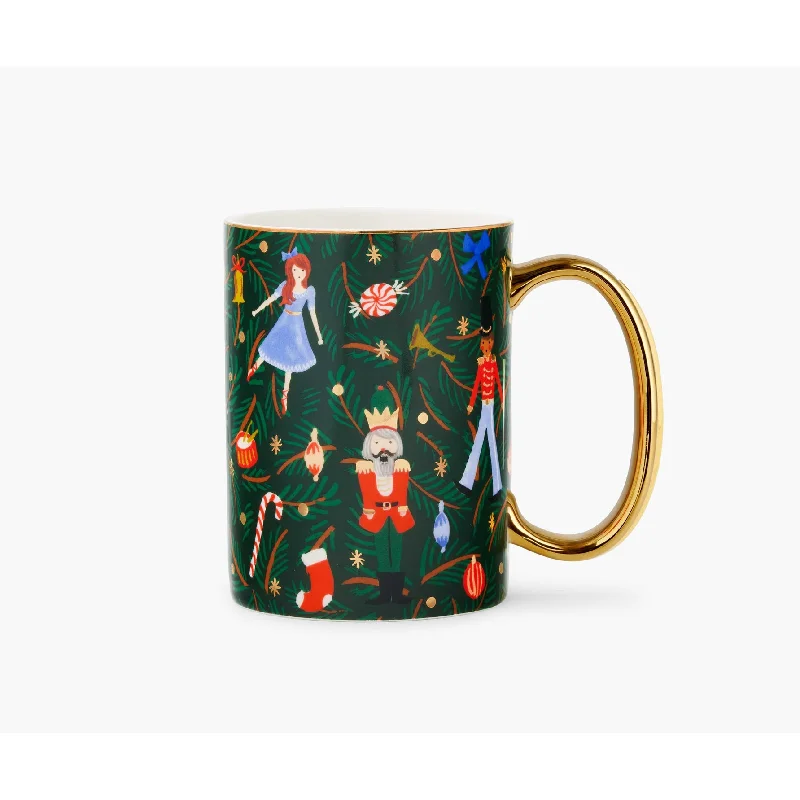 Rifle Paper Co Nutcracker Branches Porcelain Mug