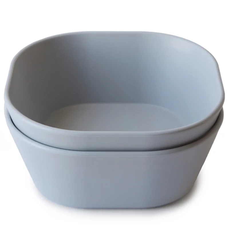 Mushie Bowl Square 2-pack Cloud