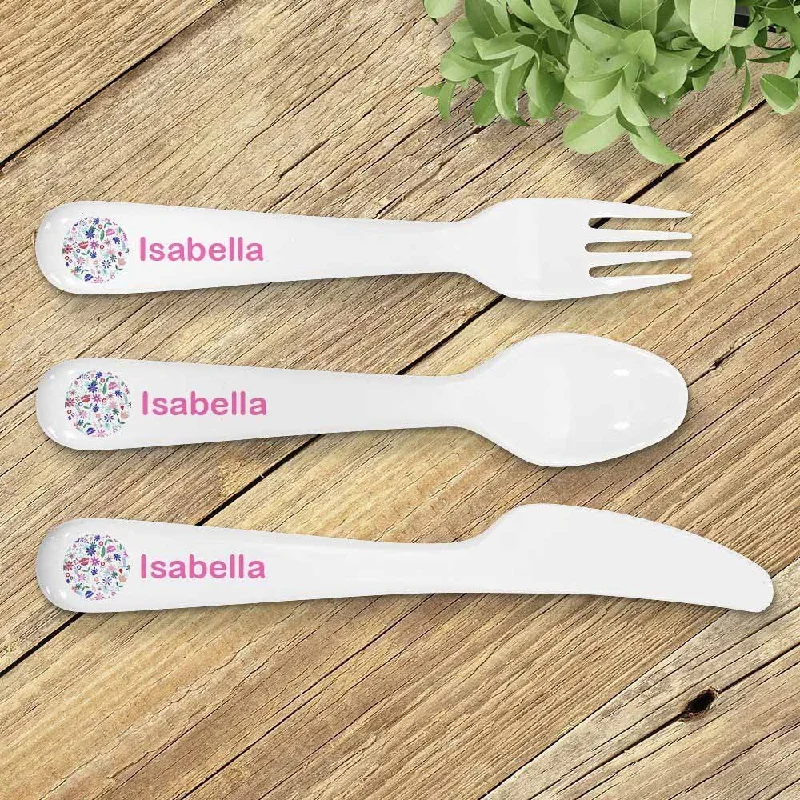 Flower Kids' Cutlery Set