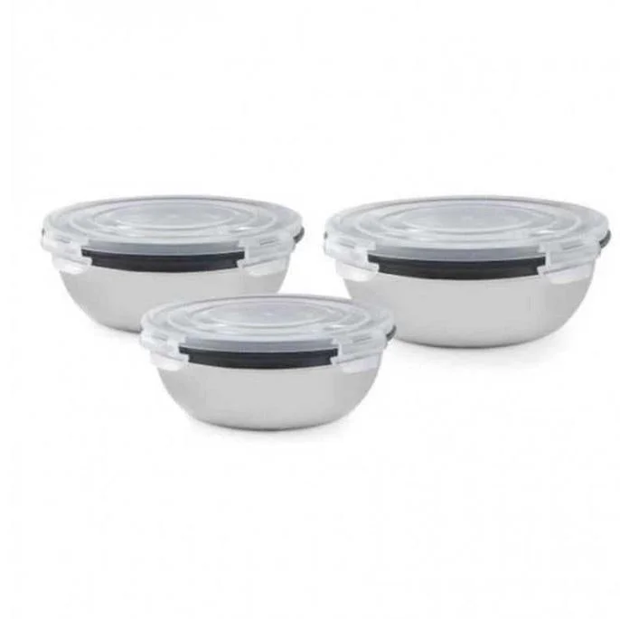 Grant Howard Mason Flip Lid 3-Piece Bowl Set