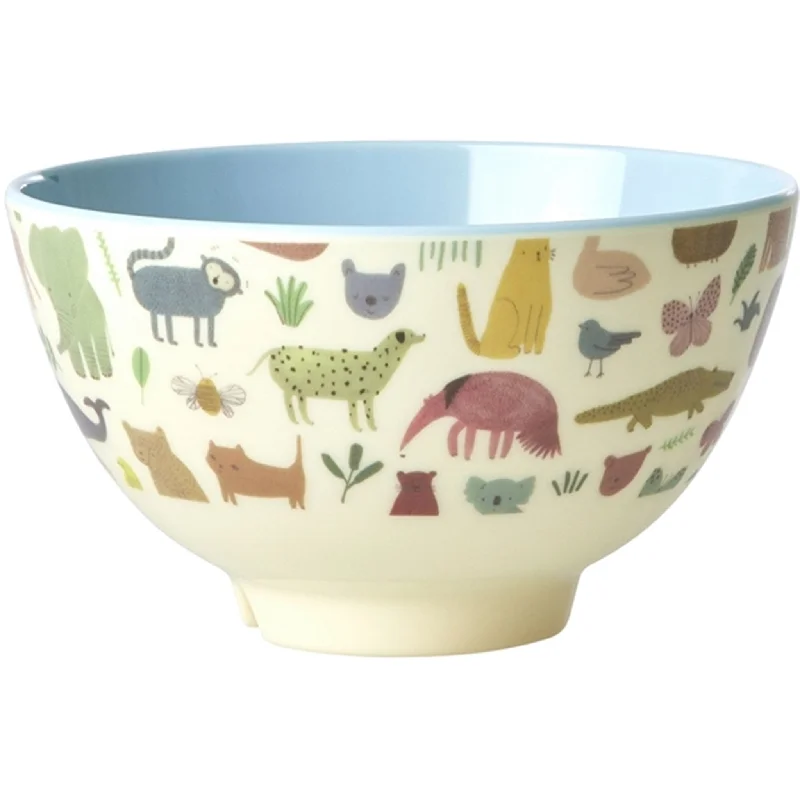 RICE Sweet Jungle Print Small Melamine Bowl