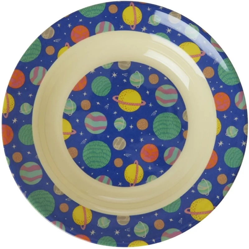 RICE Galaxy Melamine Childrens Bowl