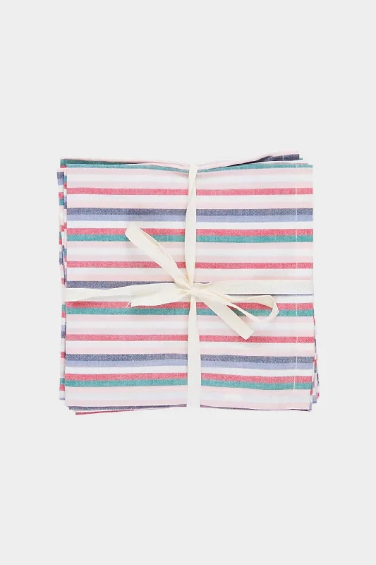 4-Pack Napkin Set in Multi Stripe