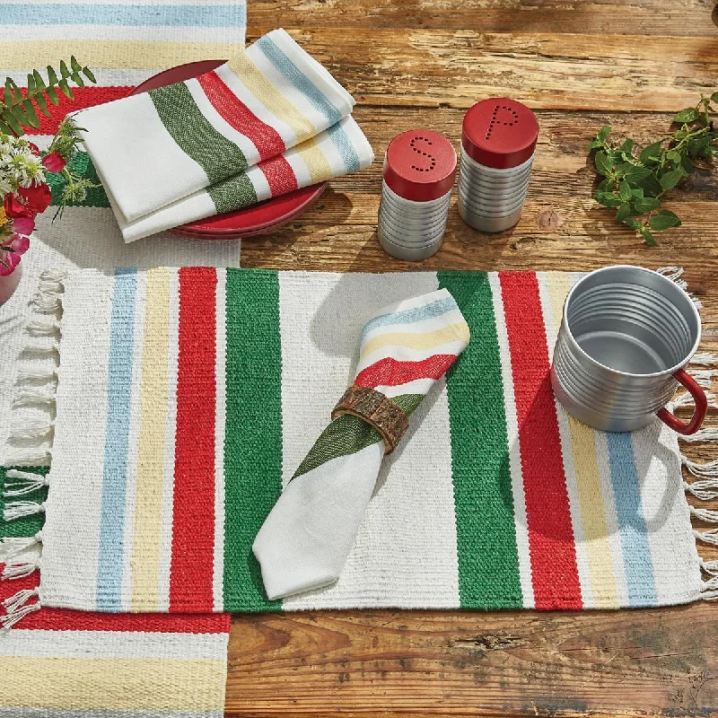 Camp Stripe Napkin - Set of 4 Park Designs