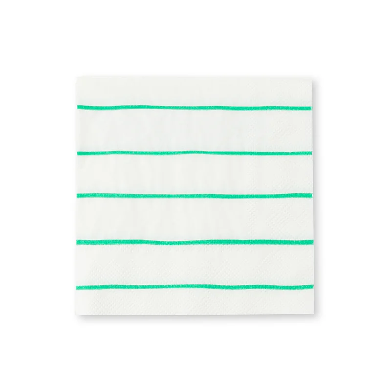 Clover Frenchie Striped Petite Napkins