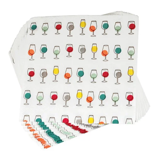 Cocktail Glasses Cocktail Napkins