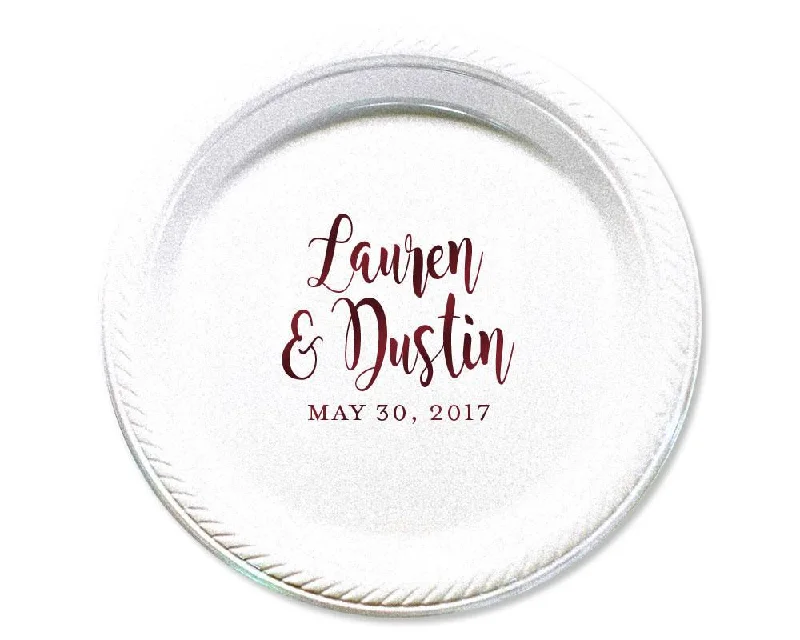 Wedding Reception Cake Plates #1684