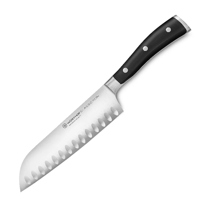 Wusthof Classic Ikon 7" Hollow Edge Santoku Knife