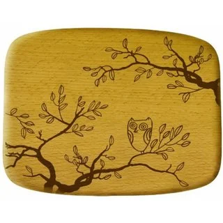 Talisman Designs Get Real Nature Beechwood Cheese Board, Nature Design