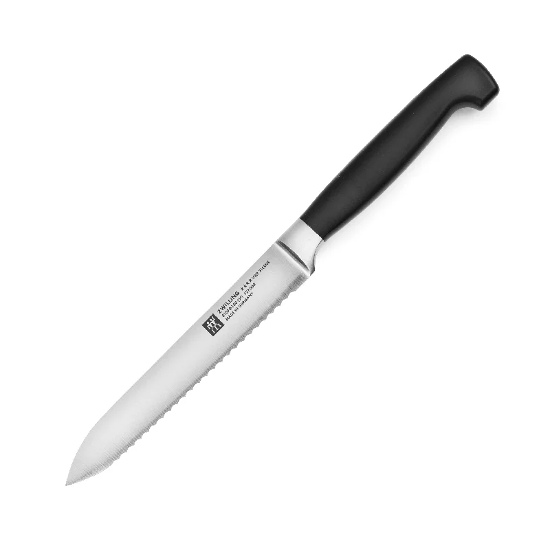 Zwilling Four Star 5" Serrated Utility Knife