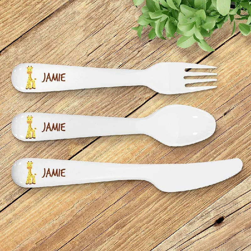 Giraffe Kids' Cutlery Set