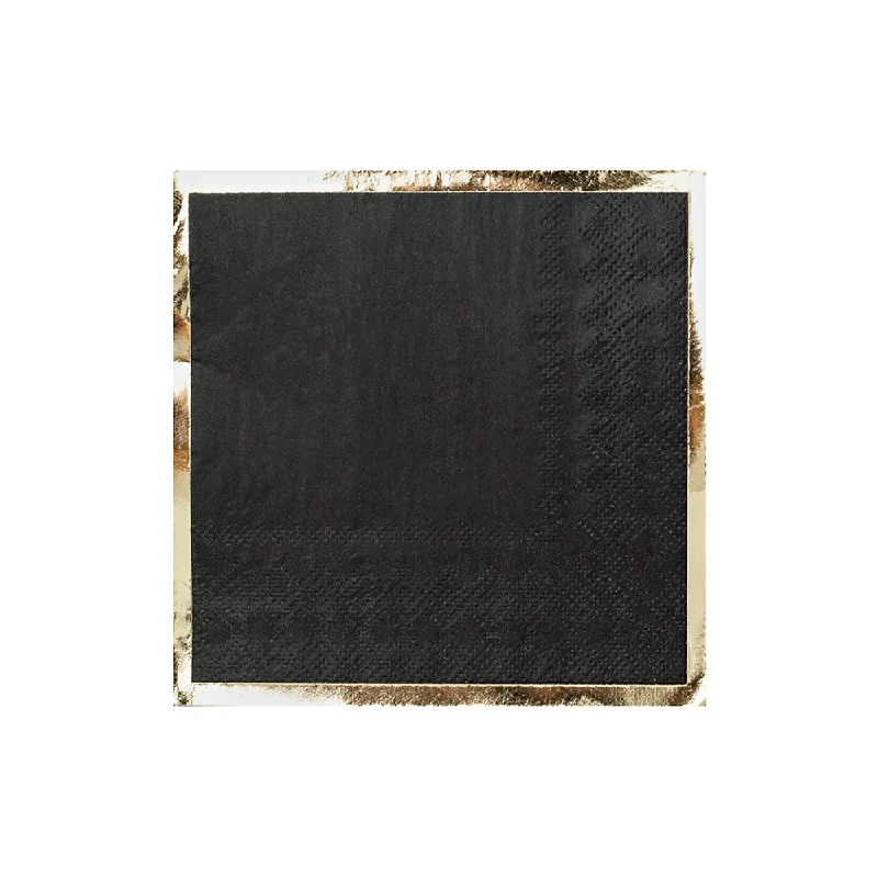 Posh Noir Cocktail Napkins