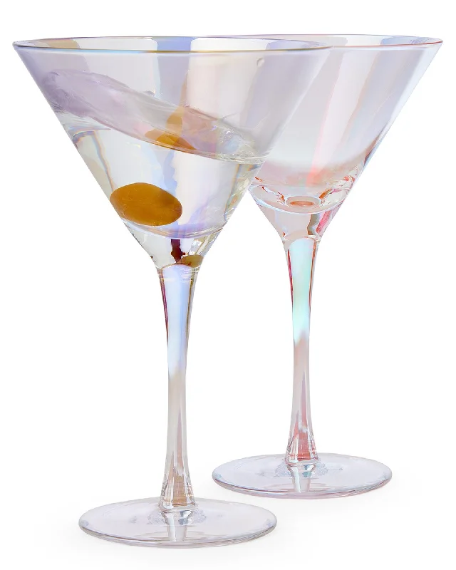 Iridescent Cocktail Martini Glass