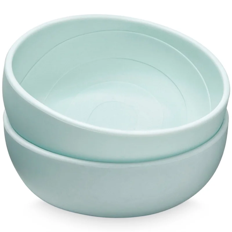 Cam Cam Copenhagen Silicone Bowls 2-pack Rainbow Blue Mix