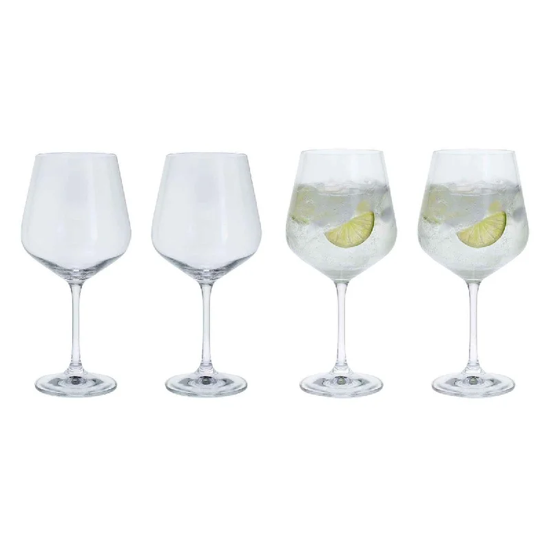 Dartington Crystal Cheers Copa Gin & Tonic Glass, Set of 4