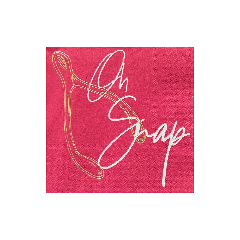 "Oh Snap" Cocktail Napkins