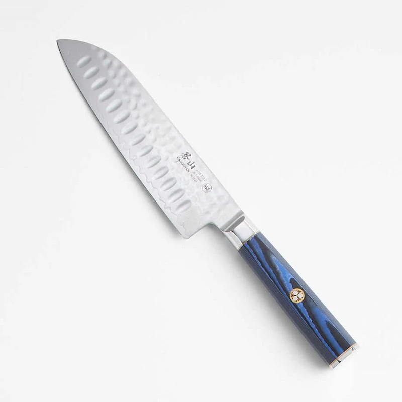 Cangshan Kita Blue 7" Santoku with Sheath