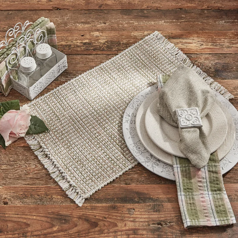 Basket Weave Placemats - Meadow | Park Designs