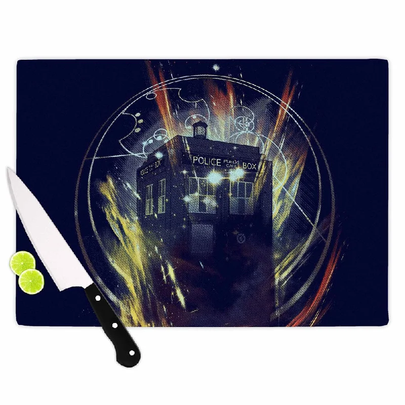 Kess InHouse Frederic Levy-Hadida 'It's Lightfull Inside' Digital Fantasy Cutting Board