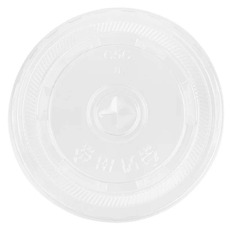 Karat 95mm PS Plastic Flat Lids - 2,000 pcs