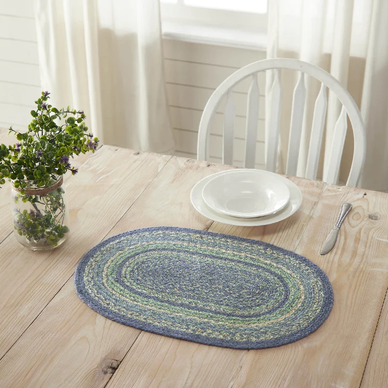 Jolie Jute Oval Placemat 13x19" - VHC Brands