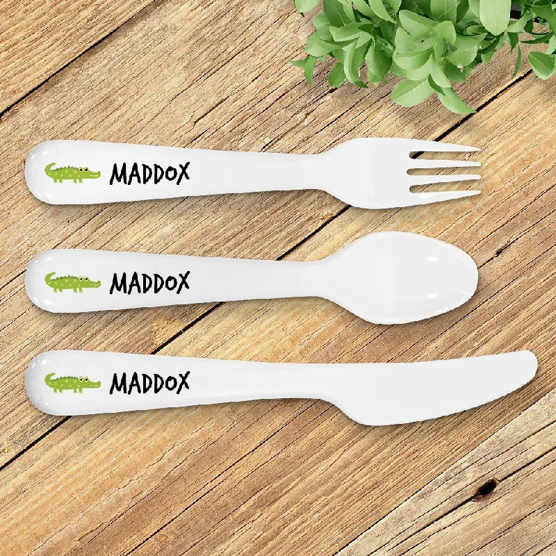 Crocodile Kids' Cutlery Set