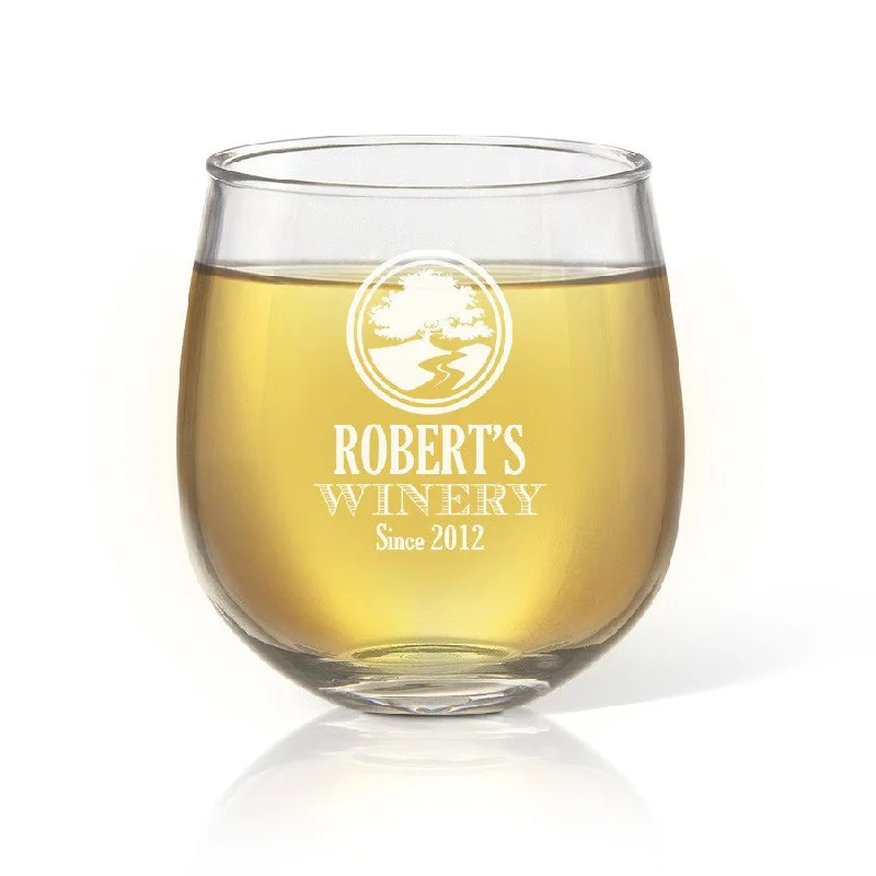 Winery Stemless Wine Glass