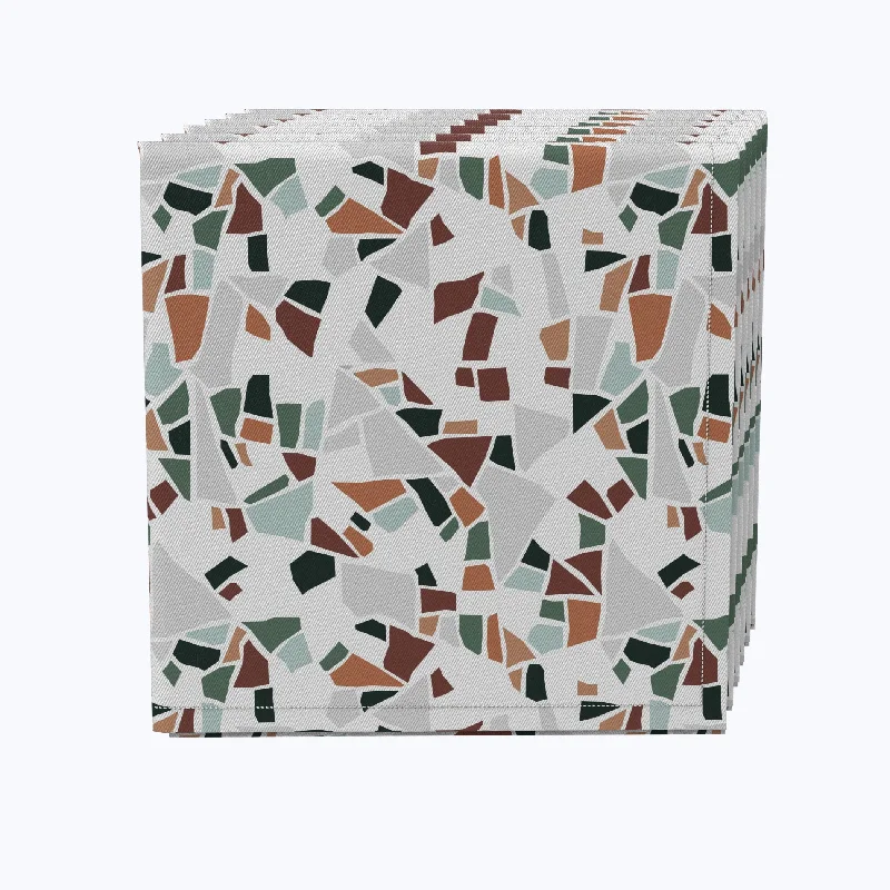 Terrazzo Print Cotton Napkins