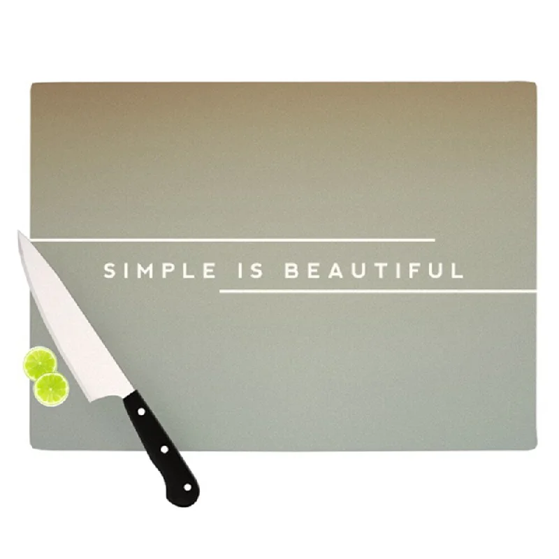 Kess InHouse Galaxy Eyes "Simple Beautiful" Cutting Board