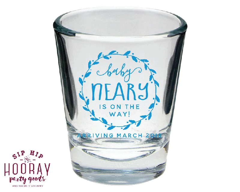 Baby Shower Gender Reveal Shot Glasses #1886