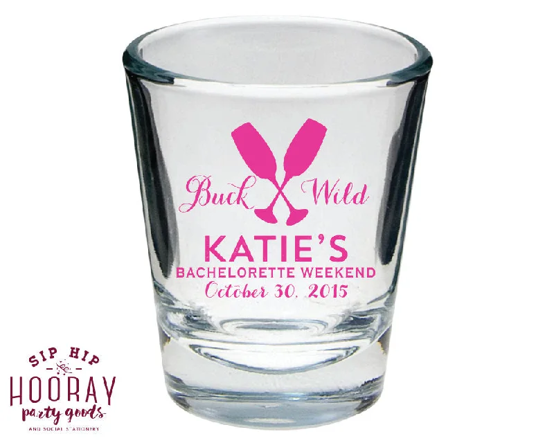 Buck Wild Bachelorette Shot Glass Design #1262